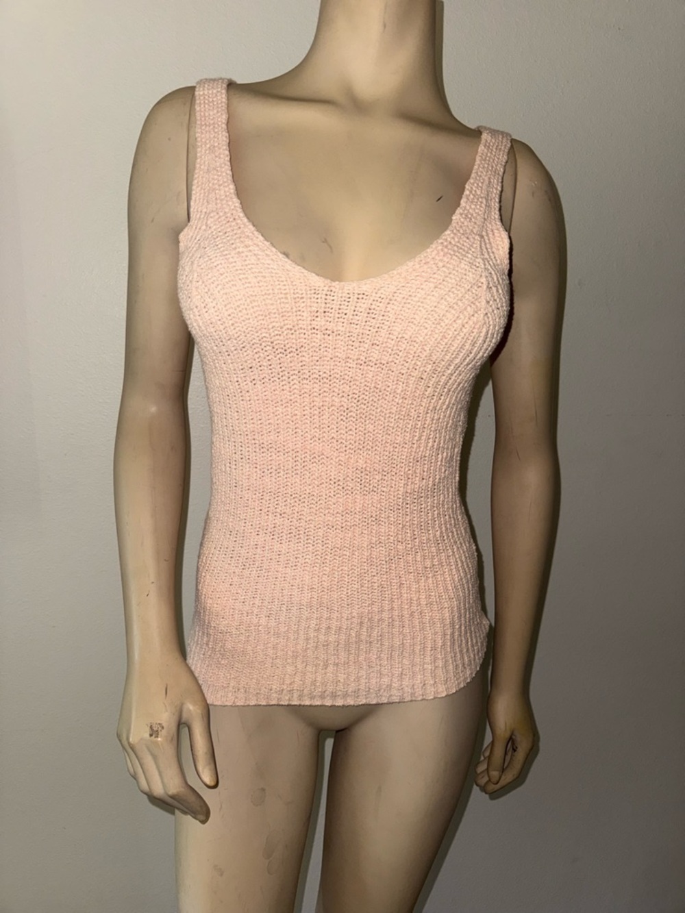 Madewell Blush Pink Knit Scoop Tank